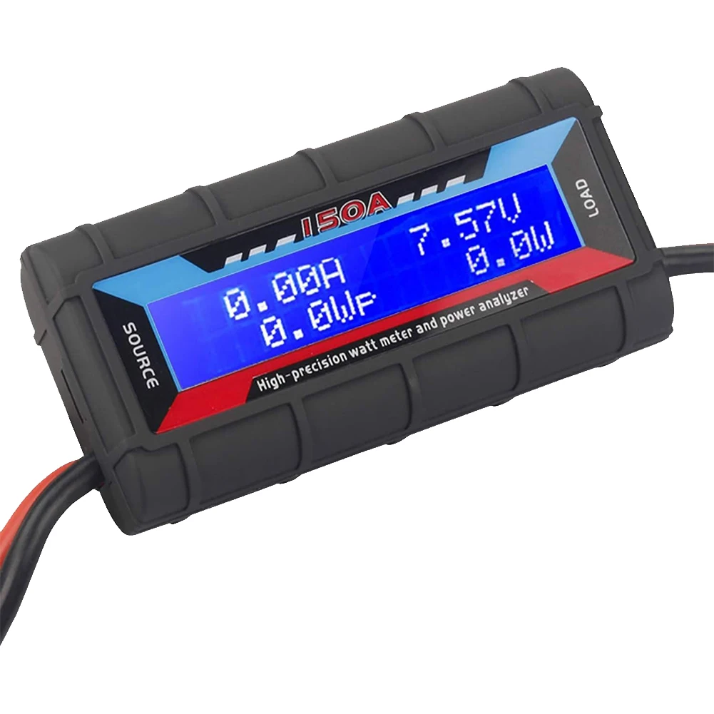 150A High Precision Current Power Analyzer with Backlight LCD Digital High-Precision Amp Watt Meter RC Battery Power Analyzer