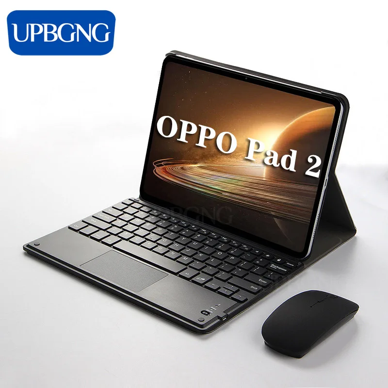 

UPBGNG Touch Keyboard Case for OPPO Pad 2 Pad 11 Pad Air 10.36 Wireless Bluetooth Keyboard Mouse Cover