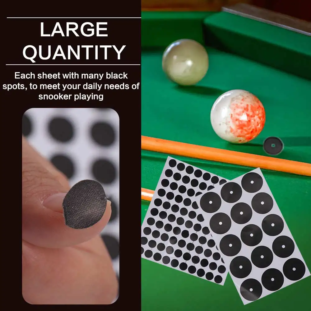 Marker Table Ball Point Sticker Cue Ball Locators Billiard Point Stickers White Ball Locator Sticker Pool Stickers Billiards