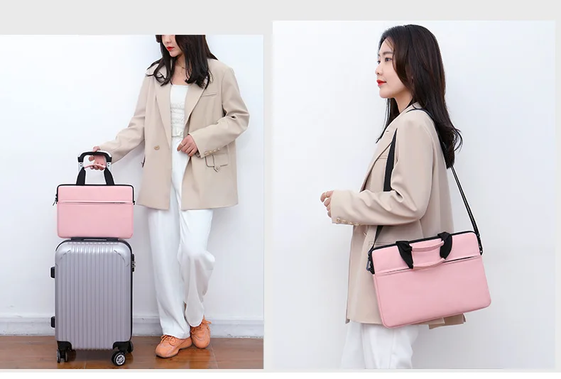 

Commuter tote bag office bag laptop briefcase business water-proof Oxford cloth information bag.