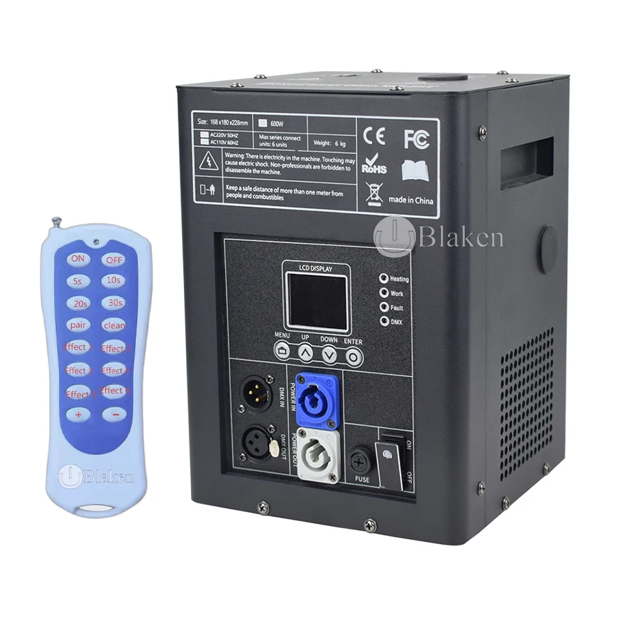 0 Tax 1Pcs 600W Cold Spark Machine DMX Remote Control With LCD Display 600W Cold Firework  Fountain Cold Sparkular Machine