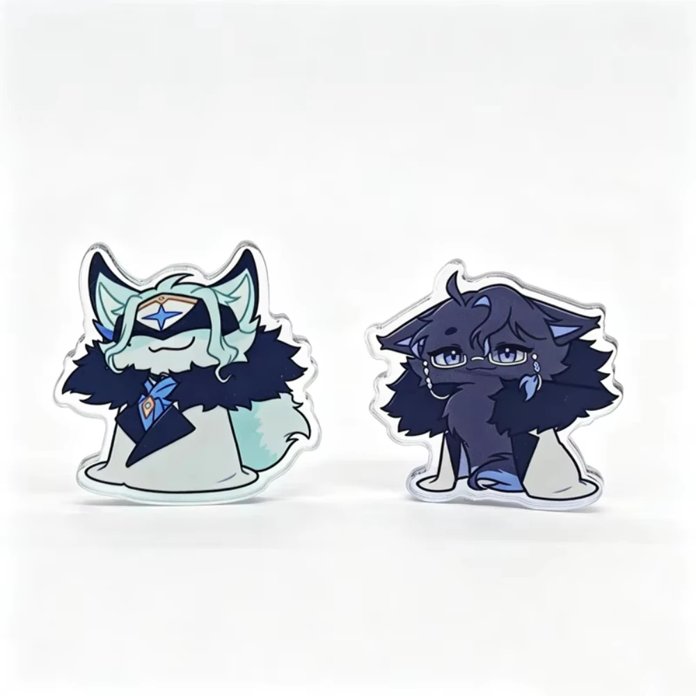 Game Genshin Impact Pantalone Dottore Cosplay Acrylic Stand Plate Desktop Figure Ornament Collection Model Fashion Accessory Gif