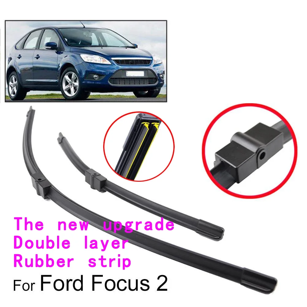 

adohon Windshield Windscreen Wiper Blades For Ford Focus MK 2 2004 - 2011 Front Window Wiper 2005 2006 2007 2008 2009 2010