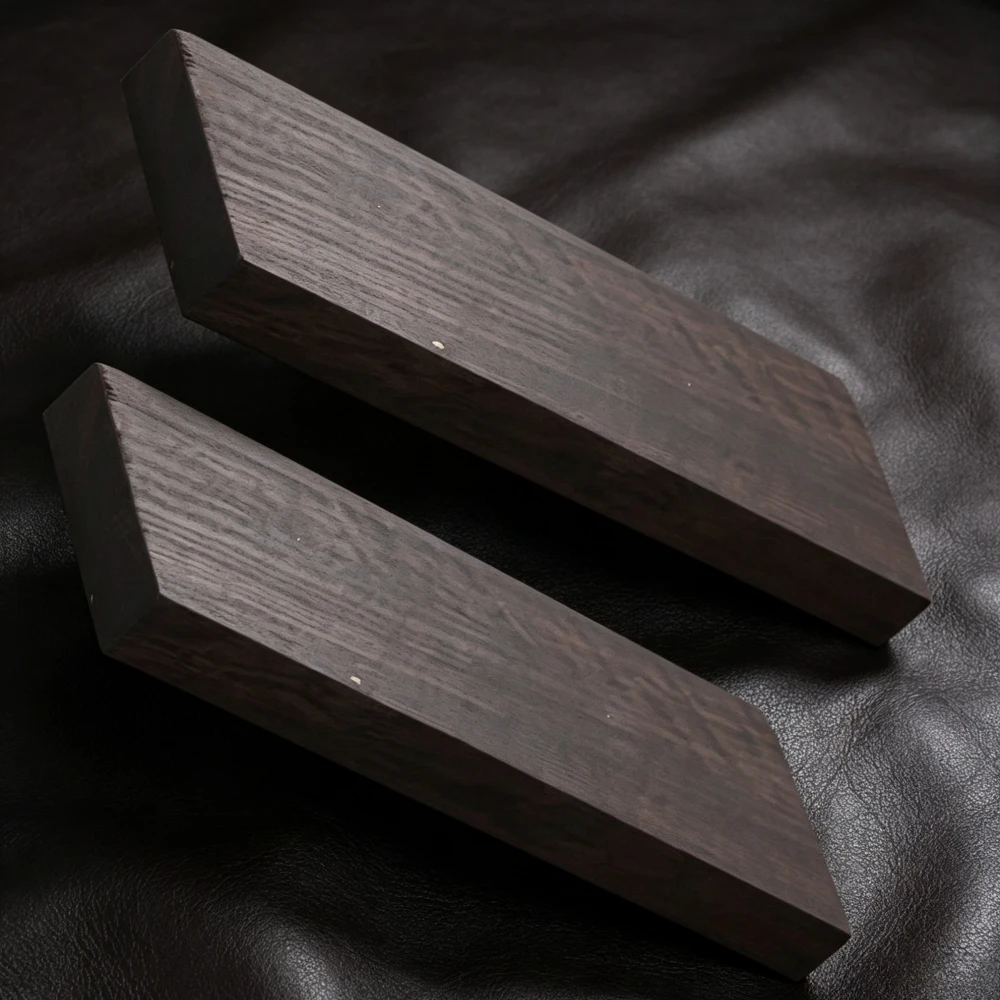 Ebony Wood Logs, Ebony Boards, Handmade Timber, Raw Logs, Board Blanks for DIY Musical Instruments and Tool Handles