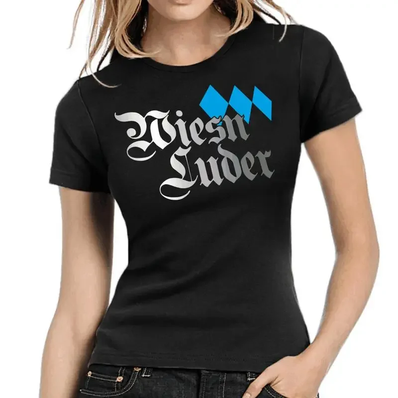Oktoberfest Birbonne Monaco Bavaria Called Funny Comedy Women Girlie T Shirt