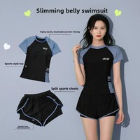 High-End Feeling Conservatory Student Swimwear Women's Separate Plus Size Plus-Size Swimsuit Warm Spring Angle Pants