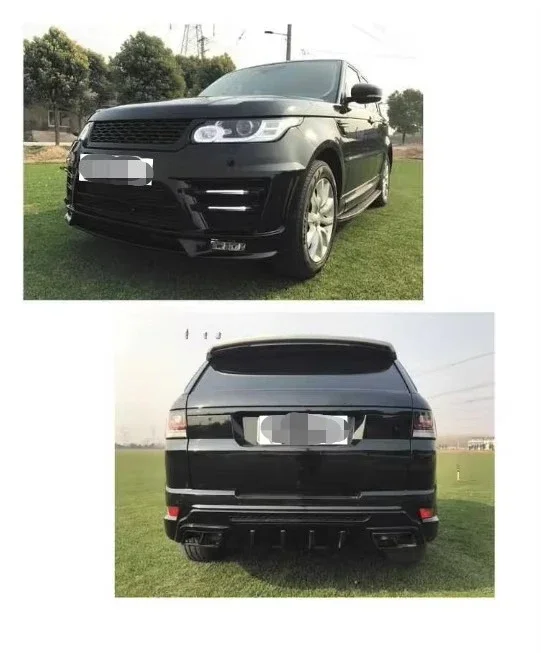For Range Rover Sport 2014-2017 Base Upgrade to LUMMA Version  Front and Rear Bumper Daytime Running Light Completely Body Kit
