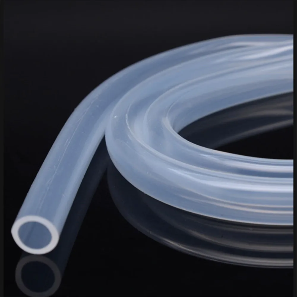 Food Grade Clear Transparent Silicone Rubber Hose ID 0.51 2 3 4 5 6 7 8 9 10 mm O.D Flexible Nontoxic Silicone Tube