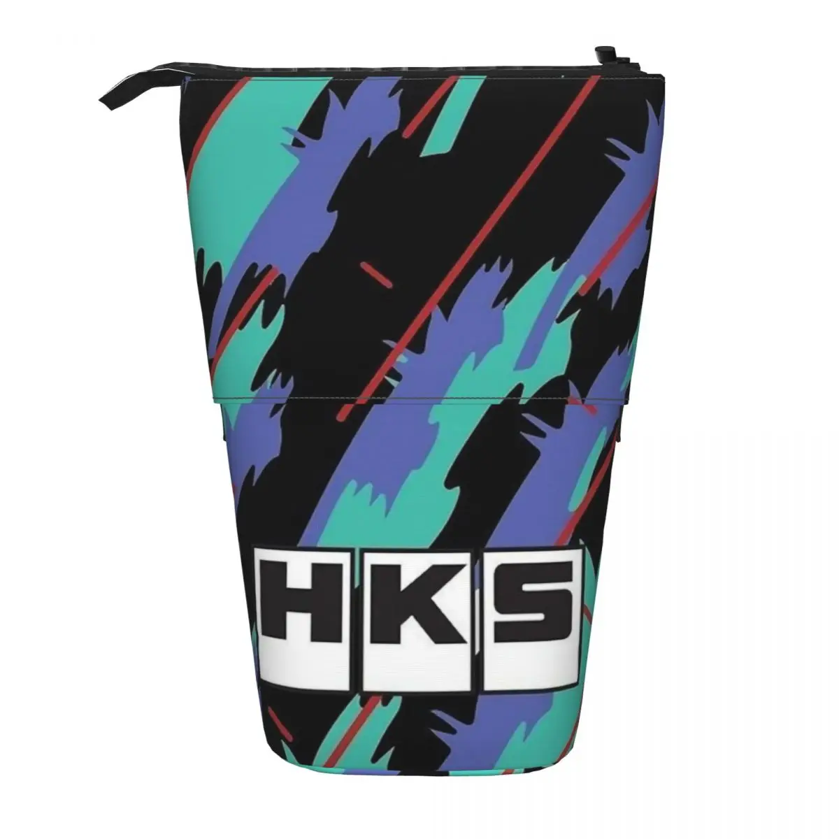 

Custom Kawaii H-HKSES Pencil Cases for Girls Boys Large Storage Sportser Performance Turbo Logo Pencil Pouch Stationery