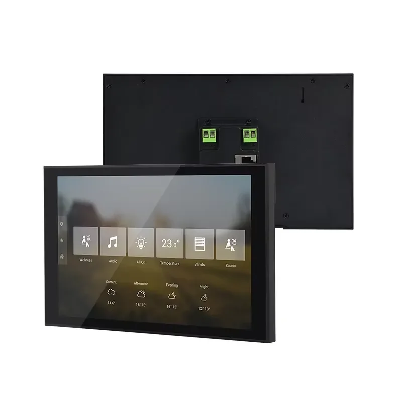 Sunworld YC-SM08M 8-inch smart switch home automation system WIFI Android IPS display screen, US/European plug, touch screen