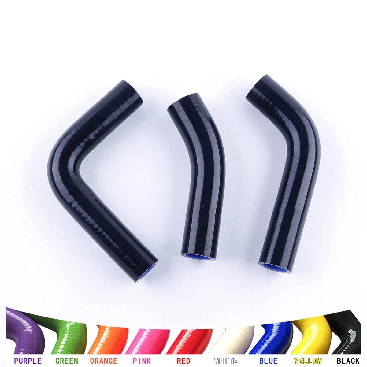 

For Yamaha RD 350 250 RZ RD250LC RZ250 RD350LC RZ350 Coolant Radiator Hoses Kit Silicone Tubes 4Pcs