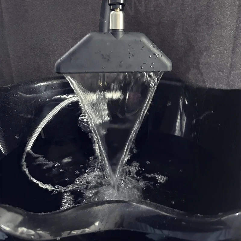 3 * معدات دش علاج الرأس لتدوير المياه مع سرير شامبو وسادة #1