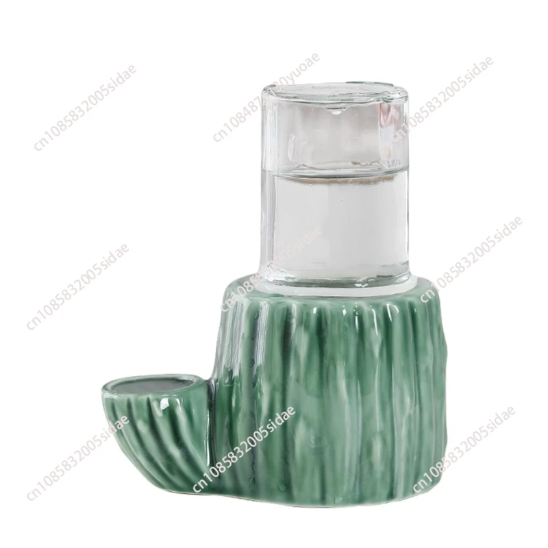 Non-Wet Mouth Ceramic Cat Water Dispenser Pet Automatic Water Feeder Rabbit Garfield Cat Drinking Artifact Water Bowl Basin Jug