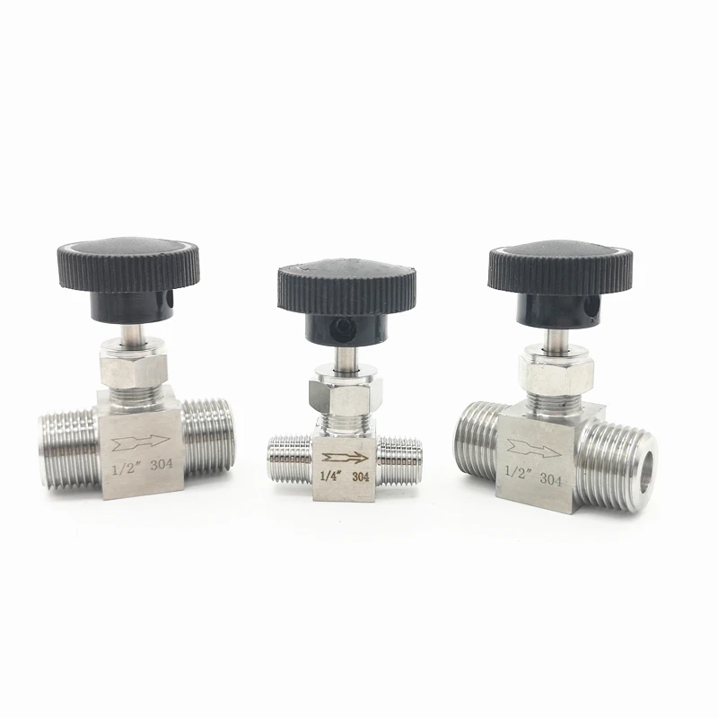 304 Stainless Steel Male Thread Needle Valve 1/8