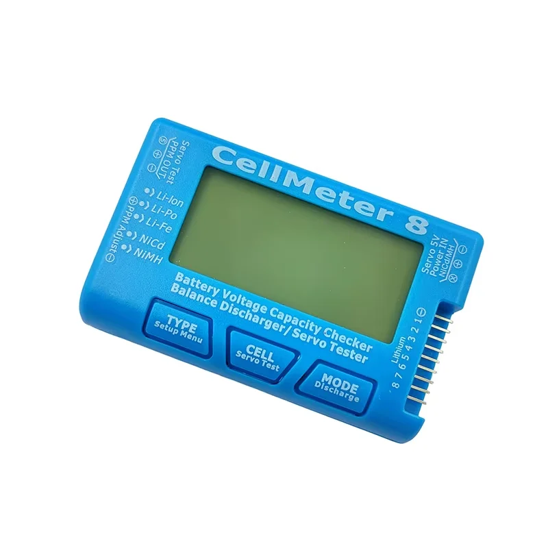 CellMeter-7/8 Digital Battery Capacity Tester 1-7S 3S 4S LiPo Li-lon Voltage Meter NiMH Battery Checker for Cellphones Laptop - view 6