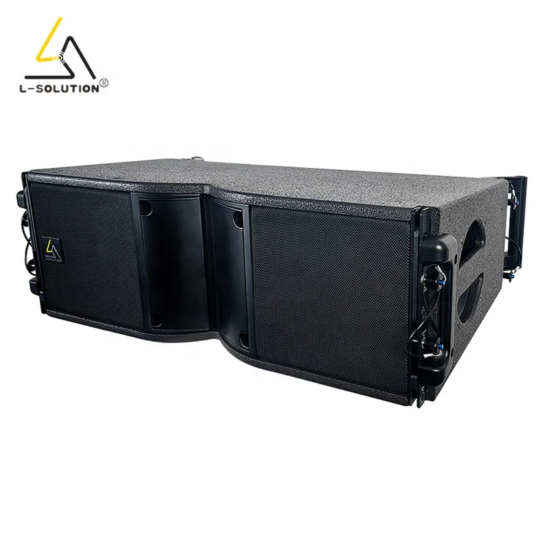 Dual 8 Inch Neodymium Magnet Empty Line Array Cabinet Double Line Array Speakers System With 8ohm Impedance