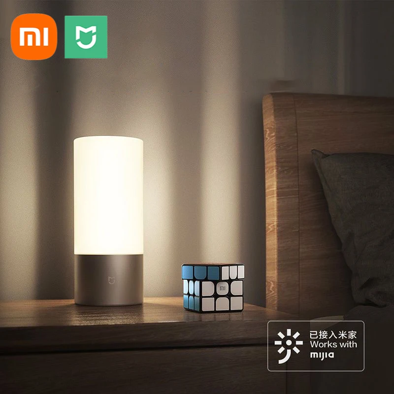 Xiaomi Bedside Lamp 1 Smart Table LED Light Mi home APP Wireless Control MIJIA Bedroom Desk Night Light WIFI Remote Control New