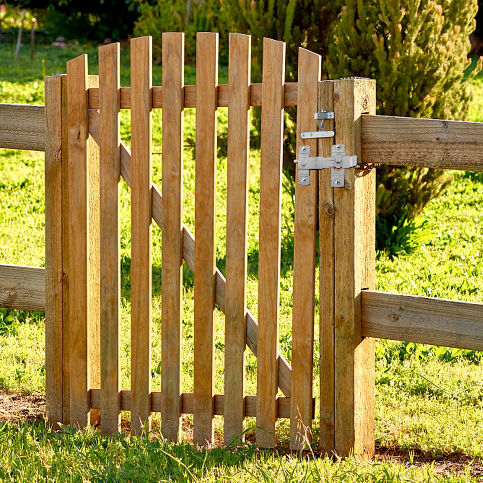 

Door Latch Stainless Steel 90 Degree Flipping Lock For Barn Garage Gate Shed Sliding Screen Bathroom Window Door Buckle