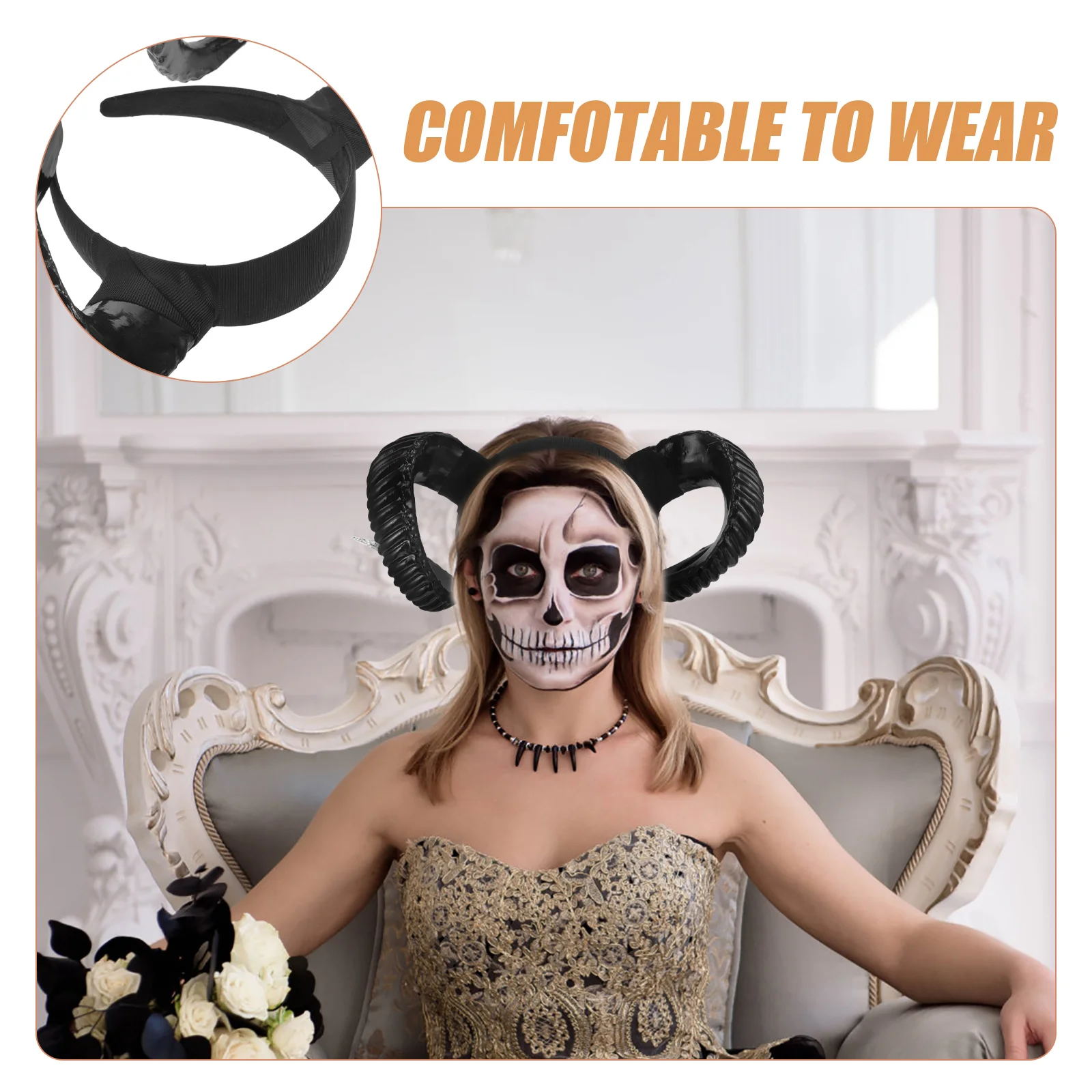 Hoorn Haar Decoraties Voor Meisjes Cosplay Feest Decoratief Haar Decoraties Voor Meisjes Festival Haarband Voor Volwassenen Vrouwen Mannen