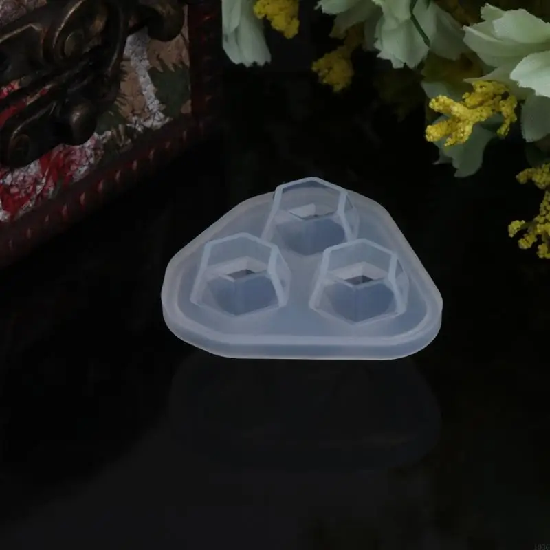 103C 다이아몬드 귀걸이 실리콘 장식 펜던트 곰팡이 수제 에폭시 실리콘 곰팡이 에폭시 수지 곰팡이 제작 공예품