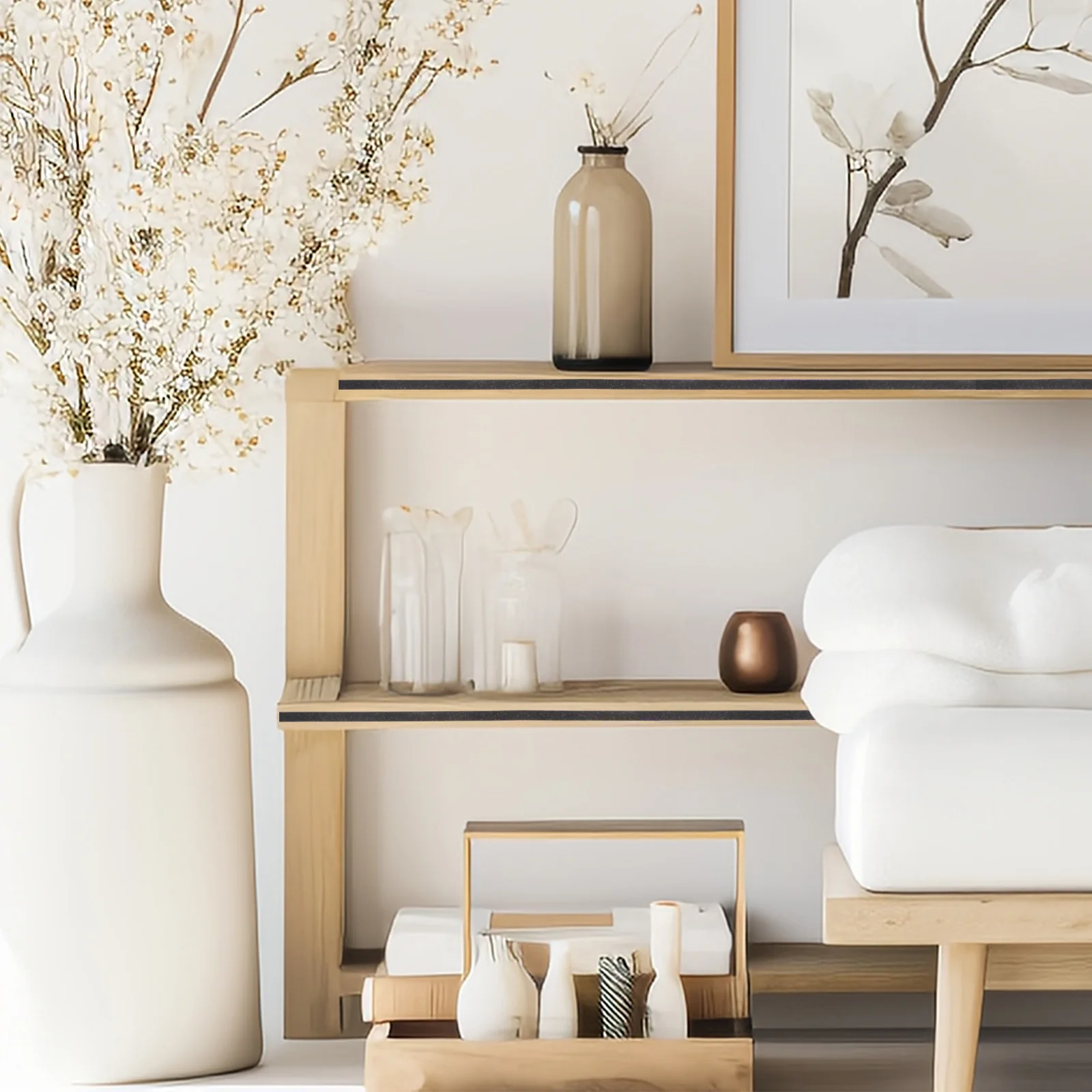 

10 Rolls Black Masking Tape High Adhesive for Automotive Painting DIY Crafts Paint Masking Paper Automotive Painter Tape