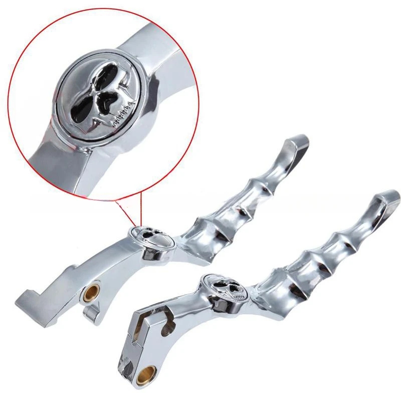 

Motorcycle Modified Skull Brake Lever Clutch Brake Handle Lever Suitable for Honda VTX1300