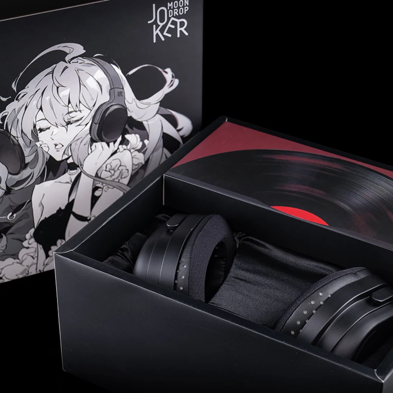 MOONDROP JOKER 전문 모니터링 헤드폰, 클로즈백 다이나믹 풀 사이즈 헤드셋, 3.5mm 스테레오 플러그 포함