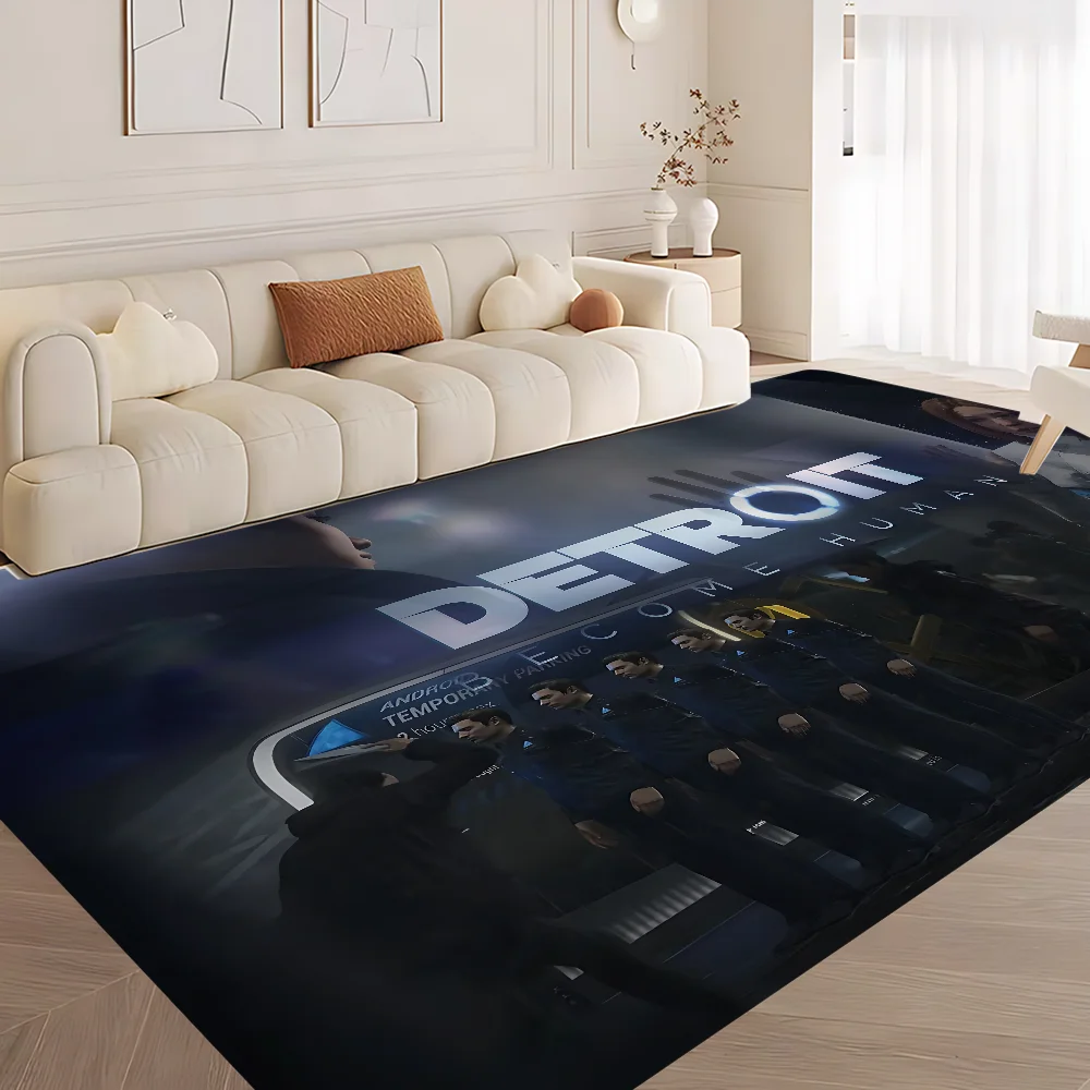 Hit Game D-Detroit Becomes Human Bathroom Mat Anti-slip Absorb Water Long Strip Cushion Bedroon Mat Welcome Doormat