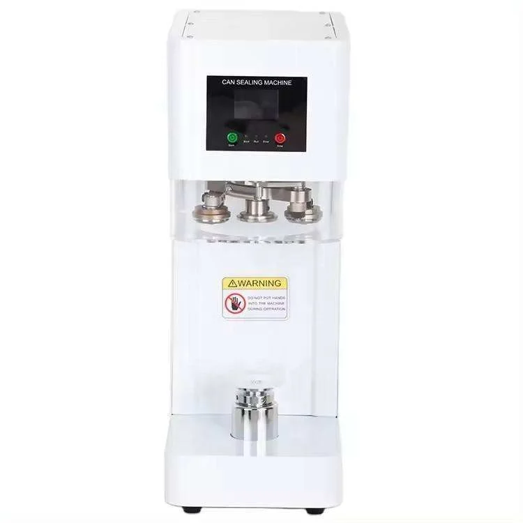 Industrial Heavy-Duty Semi-Automatic Electric New Can Sealing Machine with Crimping for Beverage Bottles 220V/110V