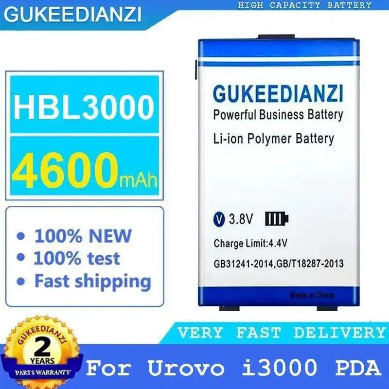 

4600Mah Long-Lasting Performance HBL3000 For Urovo I3000 Pda Personal Digital Assistant Battery High-Efficiency