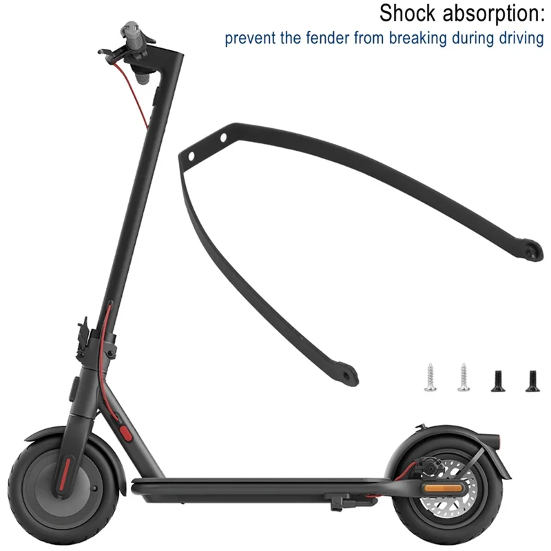 AEF5-Staffa parafango per Xiaomi 4 Mi4 Pro Scooter elettrico Ruota posteriore Splash Parafango Staffa con viti di ricambio