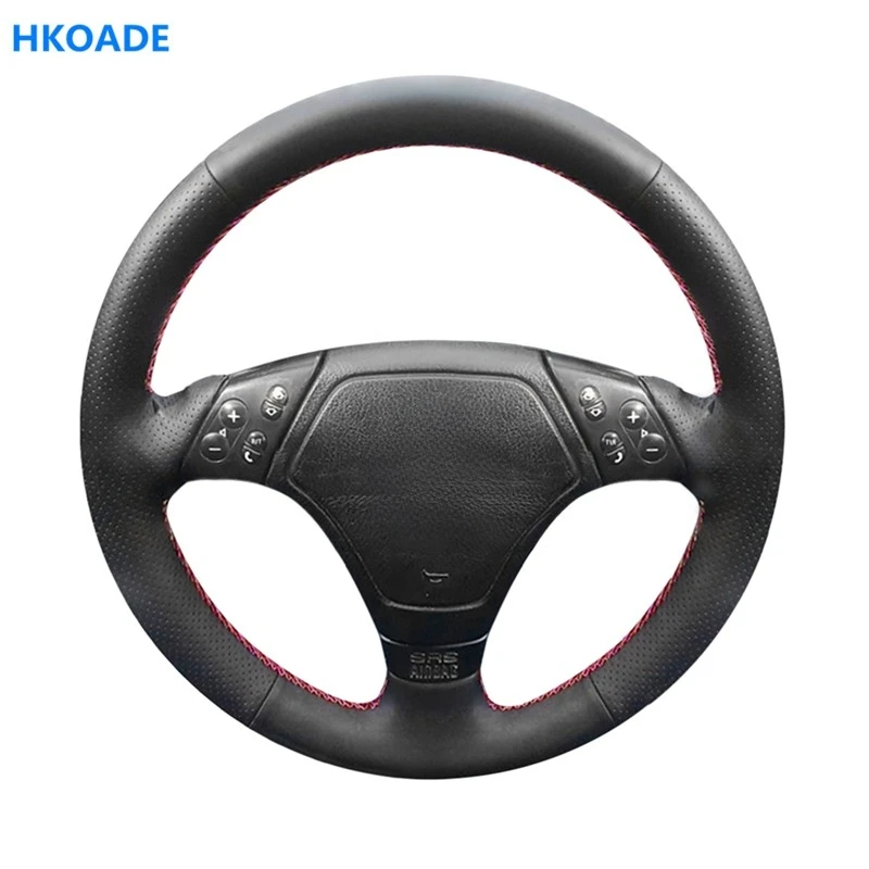 Customize DIY Micro Fiber Leather Car Steering Wheel Cover Hand-stitched For BMW E39 E36 E46 Car Interior