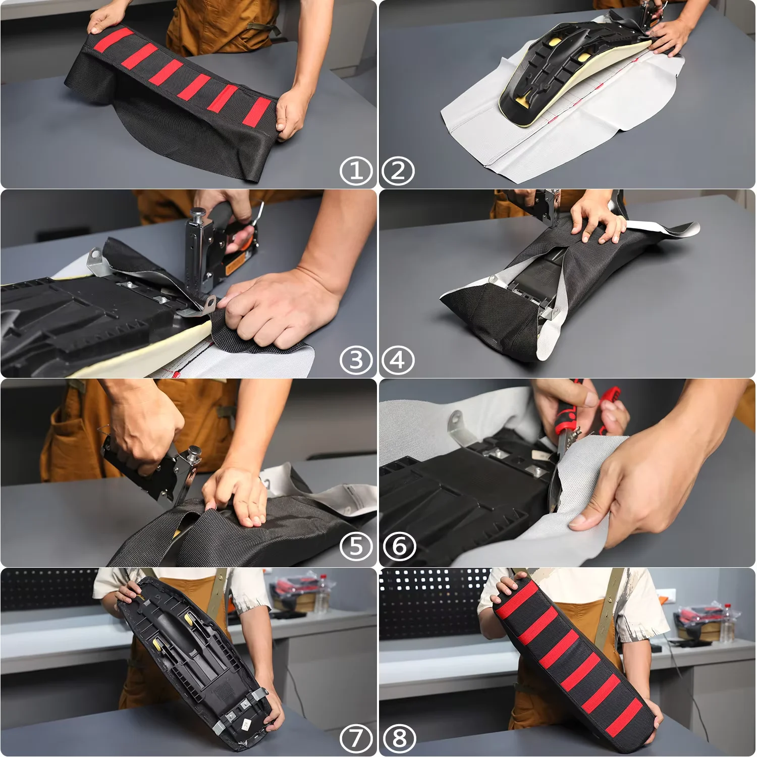 Motorcycle Accessories Universal Gripper Soft Seat Cover protector Waterproof For Pit Dirt Bike Off-Road Motocross Electric Bike image 6