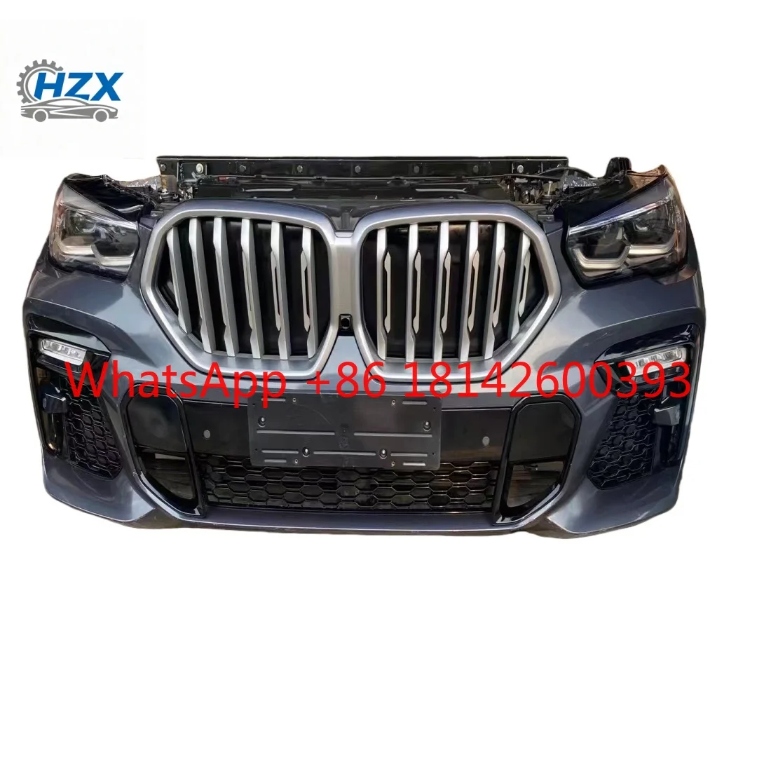 Original Used Auto Parts for X6 G06 Front Bumper Assembly Includes Headlight Assembly Grille Quality Car Parts Accessories