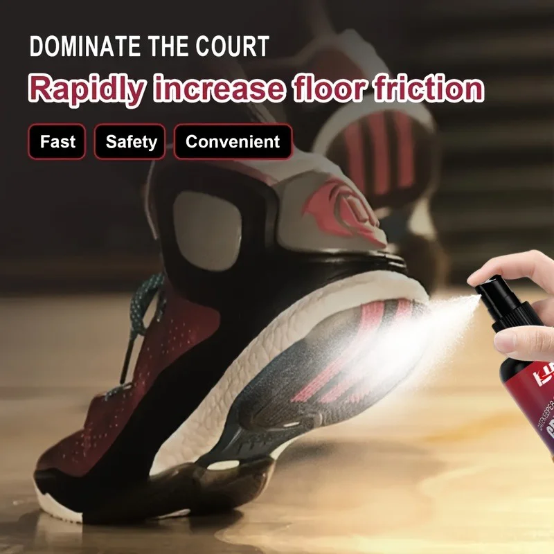 НОВИНКА! Противоскользящий спрей для баскетбольных кроссовок — противоскользящая тяга по корту, удлиняет срок службы обуви, быстрое использование для баскетбола,