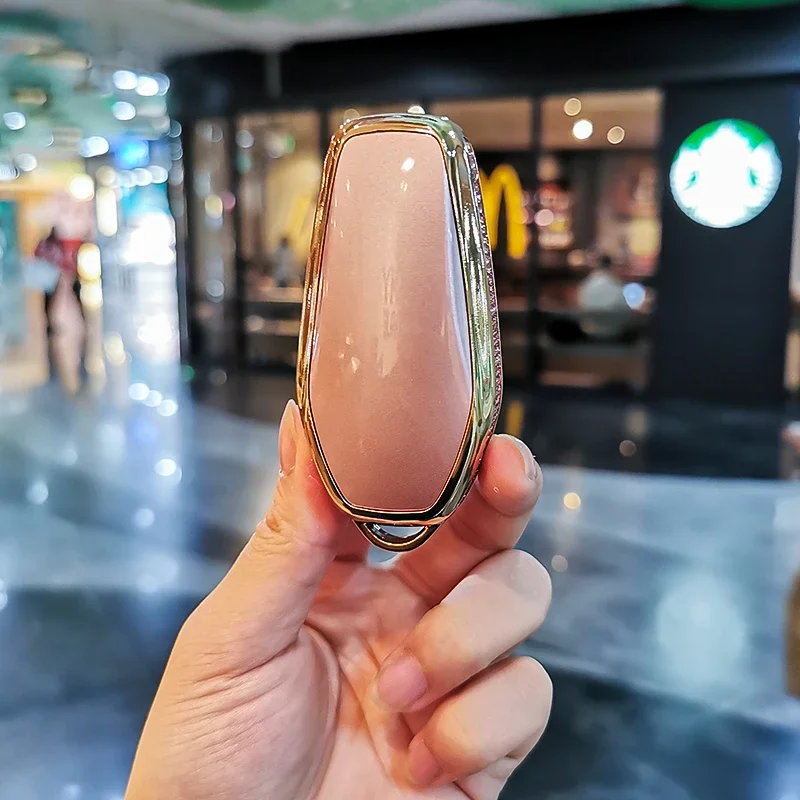 

Suitable for BYD keycase Song Qin plus Han Yuan Tang Dolphin Mini seagull keycover keyshell keychain cars accessories car keybag