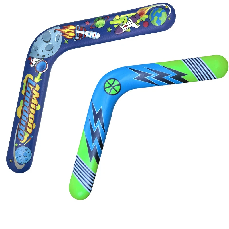 1PC เด็ก PANDA Lightning V รูป Boomerang Professional Flying Disc โยนจับเกมกลางแจ้งผู้ใหญ่เด็กกีฬาของเล่น EVA