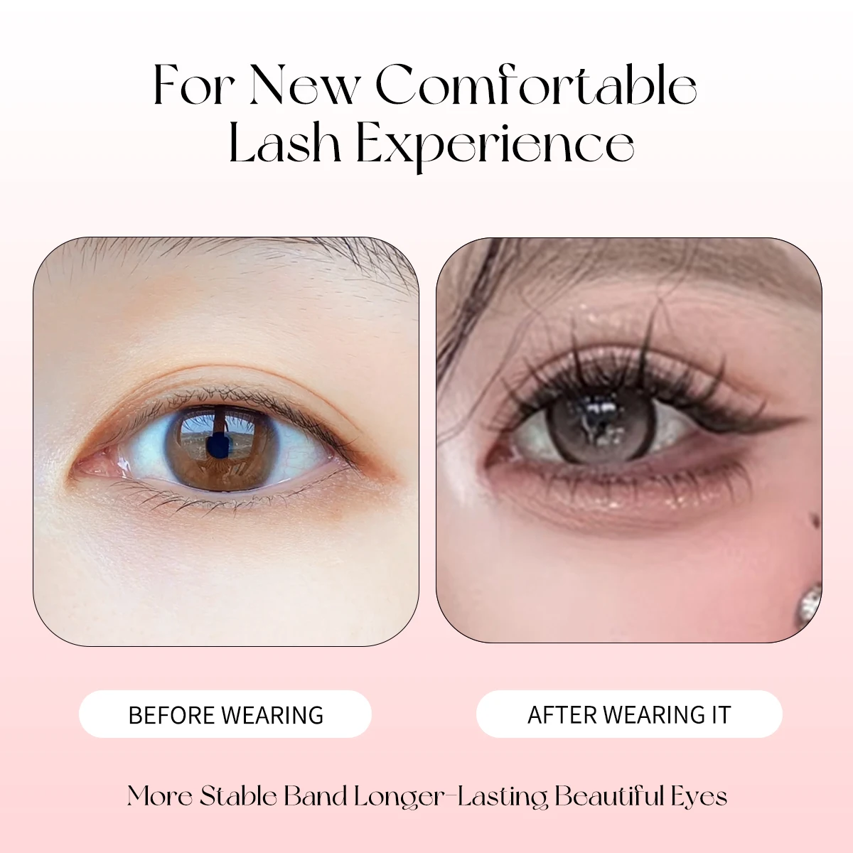 48/64 مجموعات غير الغراء الرموش المغناطيسية الطبيعية Wispy جلدة قابلة لإعادة الاستخدام كاذبة رمش رقيق حليقة جلدة للفتيات رقيقة جدا