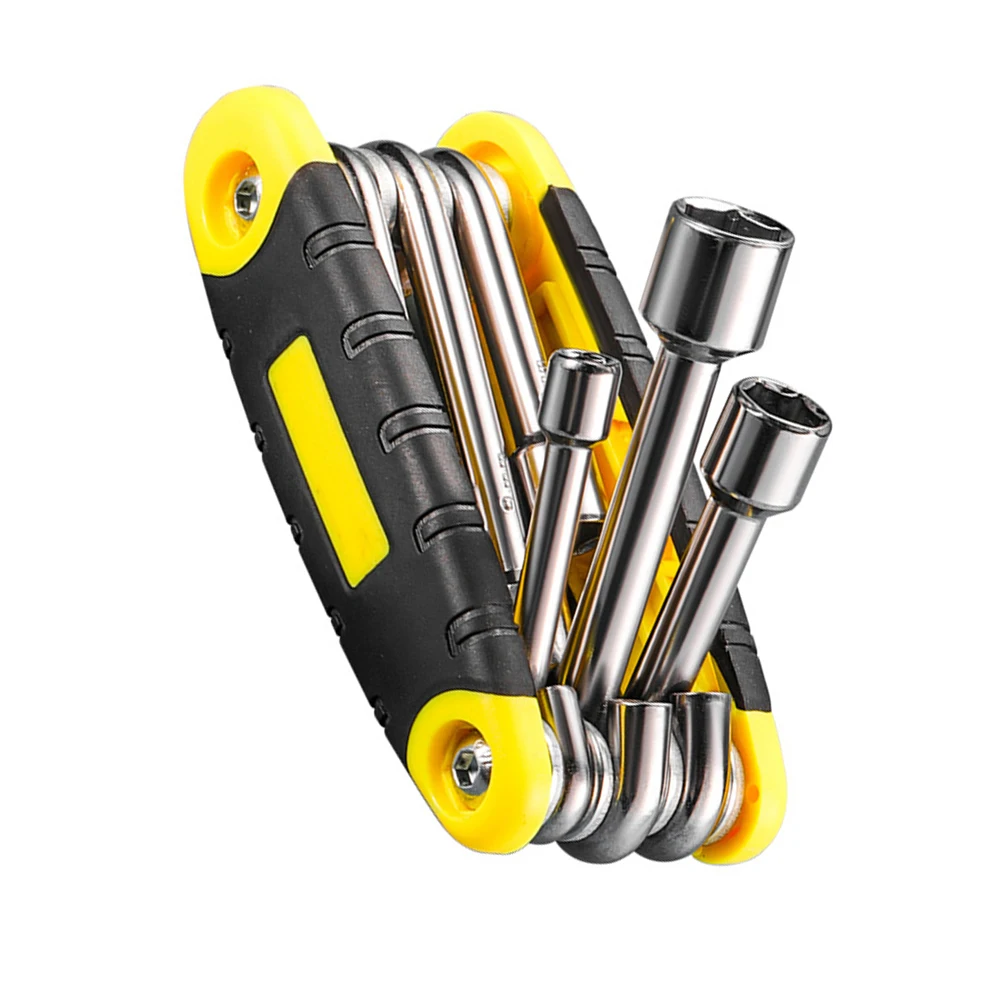 Home Repair Tool Folding Socket Wrench Portable Maintenance Tool Compact Folding Wrench Kit Wrench Comfortable To Hold