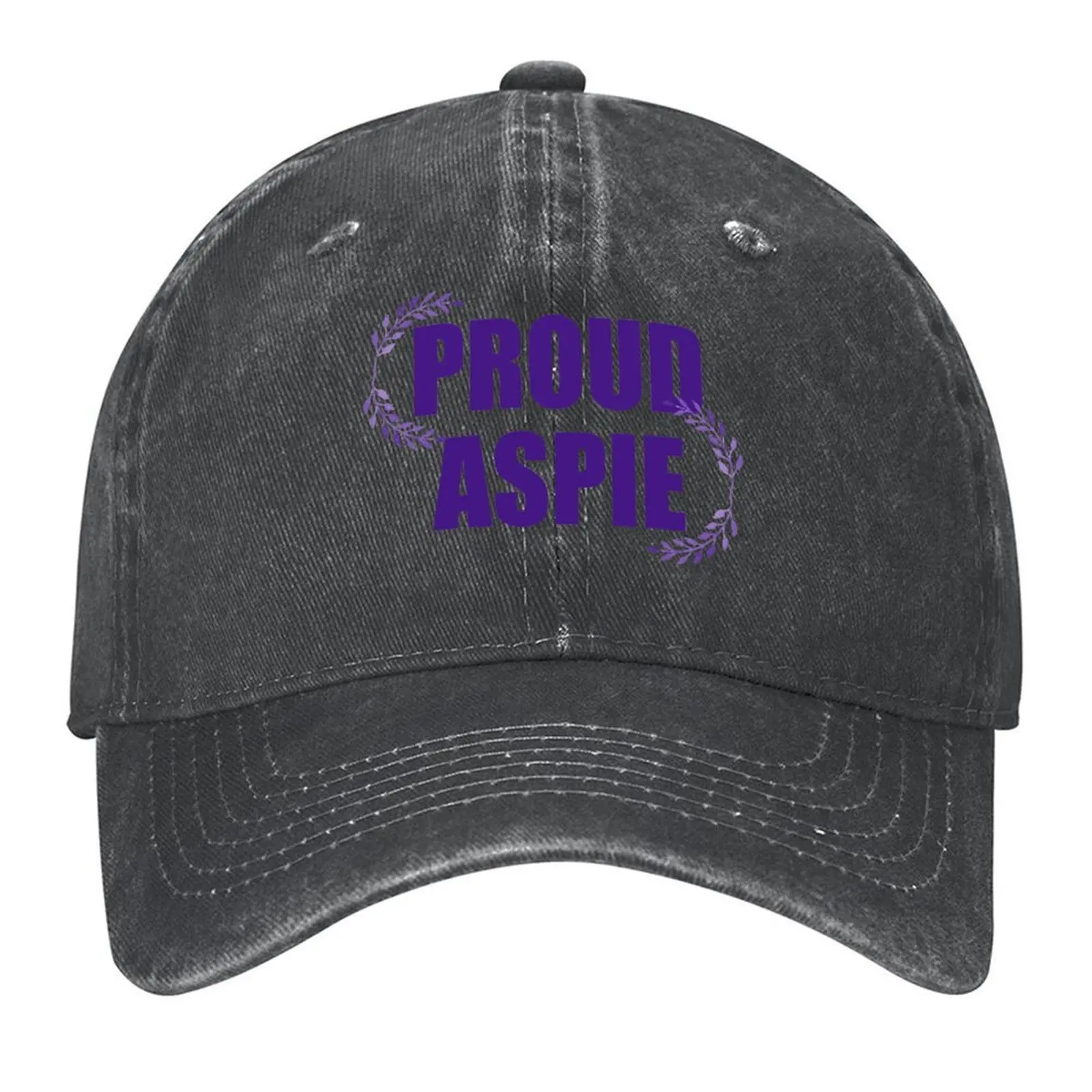 

Proud Aspie Pretty Purple Asperger Syndrome Baseball Cap Hat Man For The Sun Beach Uv Protection Solar Hat hard hat Man Women's