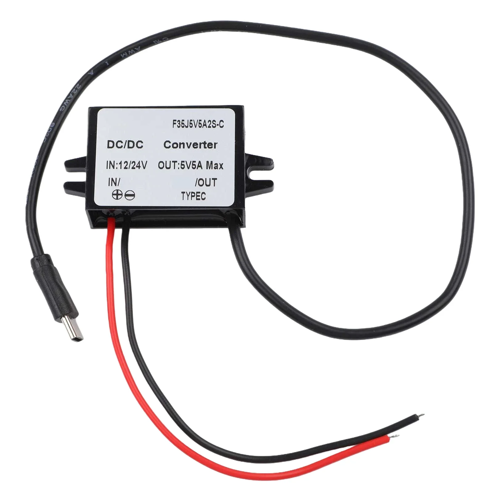 12V 24V Converter 5A Power Supply For Charging Devices Automatic Device Identification Overheat Protection Step Down Module