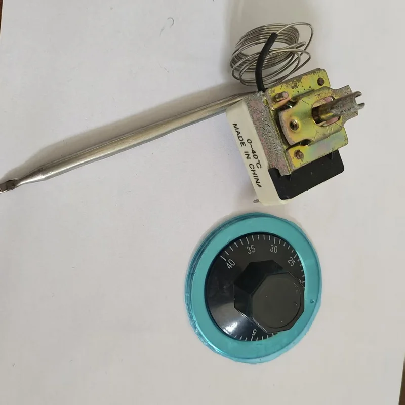 تخليص المخزون 16A250V مقبض قابل للتعديل التحكم في درجة الحرارة التبديل 0-40 درجة الثلاجة الفريزر المأكولات البحرية بركة درجة الحرارة