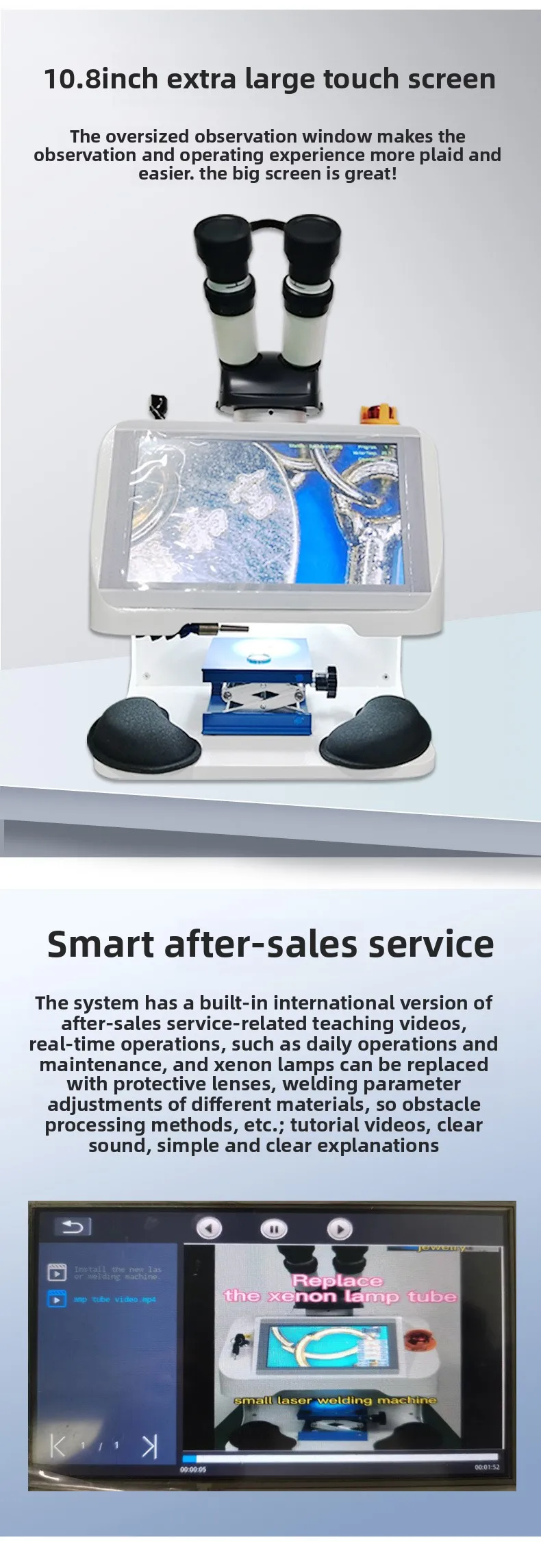 ポータブルミニレーザースポット溶接機ハンドヘルド小型金属アクセサリー & ジュエリー溶接レーザー溶接機大画面ディスプレイ