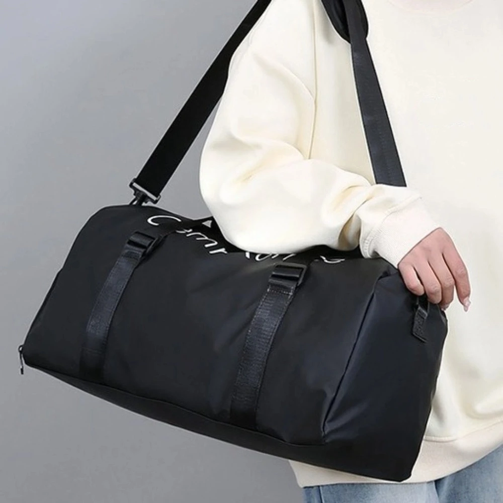 

Waterproof Gym Handbag with Shoes Pouch Multi-Pocket Design Fitness Bag Dry Wet Pocket Outdoor Yoga Tote Fitness Training