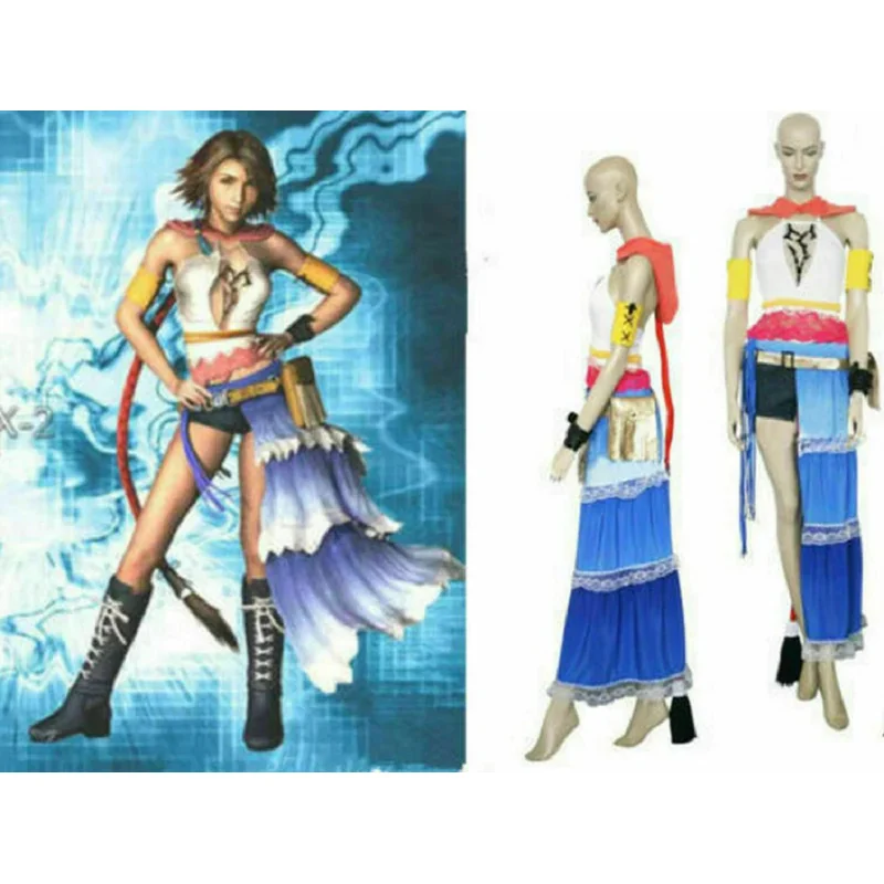 

New hot selling Yuna Cosplay Clothes, any size!