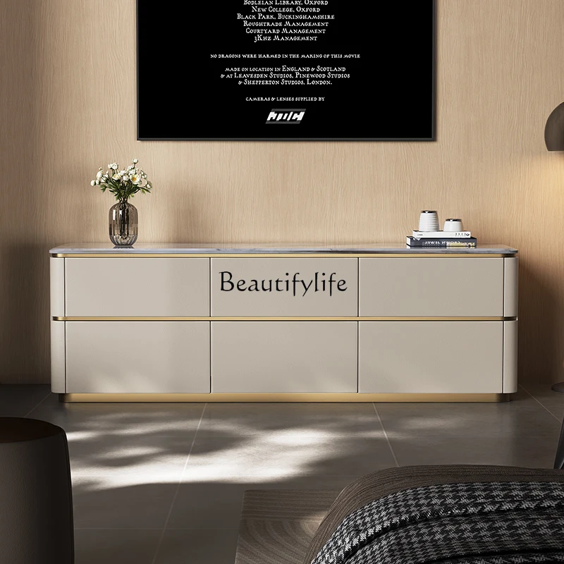 

ls 42 Italian minimalist TV cabinet floor-to-ceiling solid wood locker