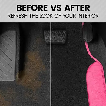 10 最佳銷售 粉紅色汽車腳墊 - №10