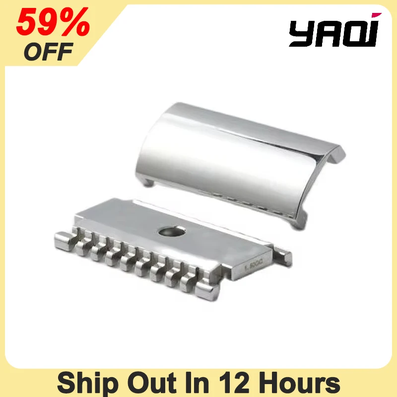 

YAQI Razor 1.50 OC Sentinel ssp (316 Нержавеющая сталь) Мужская полированная безопасная бритвенная головка с лезвием 1,5 мм Прочная бритвенная головка