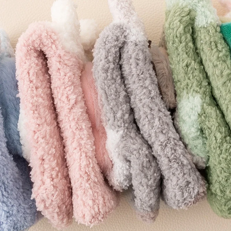 Chaussettes sulfMulticolores pour Bébé, Antidérapantes, Douces, Mignonnes, Animaux, pour l'Hiver, pour la Maison, Nouvelle Collection