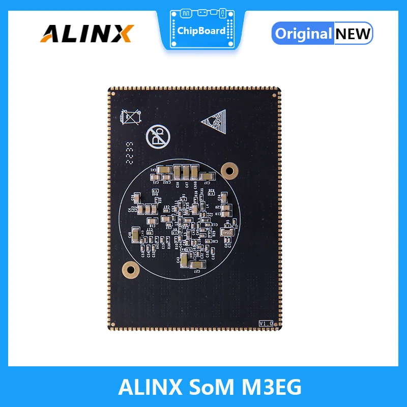 ALINX SoM M3EG: Xilinx Zynq UltraScale+ MPSOC AI XCZU3EGSoM System on Module Stamp Hole